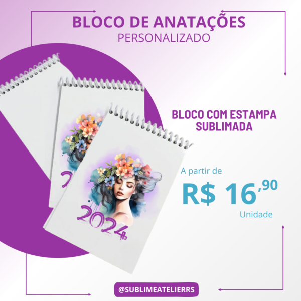 Bloco de Anotações - Capa Personalizada - Image 2